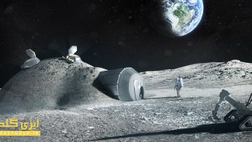 استخراج مواد معدنی از ماه